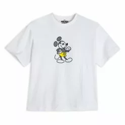 White Mickey Mouse Genuine Mousewear T-Shirt For Women