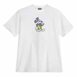 White Mickey Mouse Genuine Mousewear T-Shirt For Men