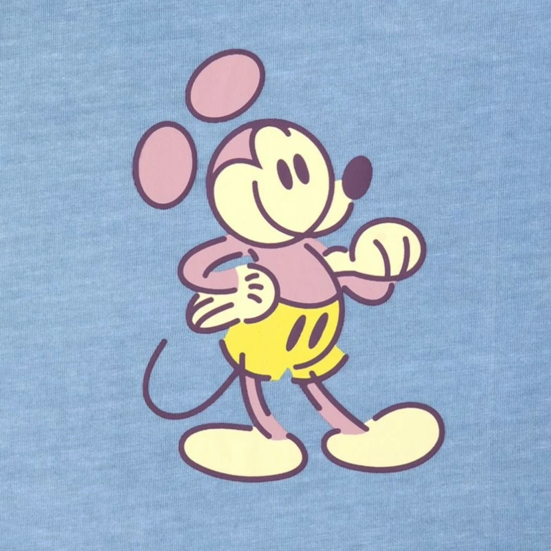 Blue Mickey Mouse Genuine Mousewear T-Shirt For Adults - Image 2