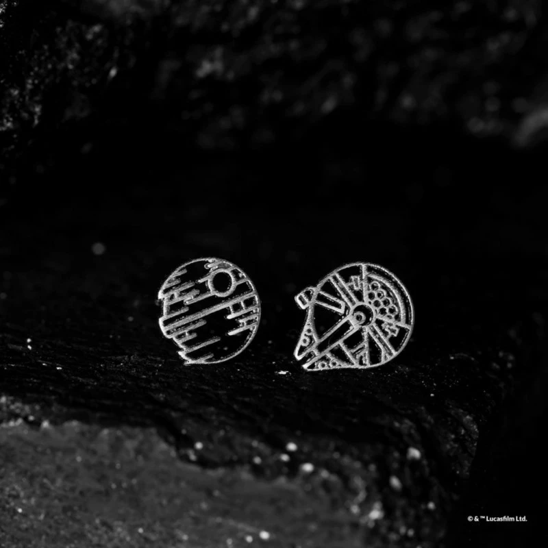 Star Wars™ Earring Death Star™, Silver - Image 2