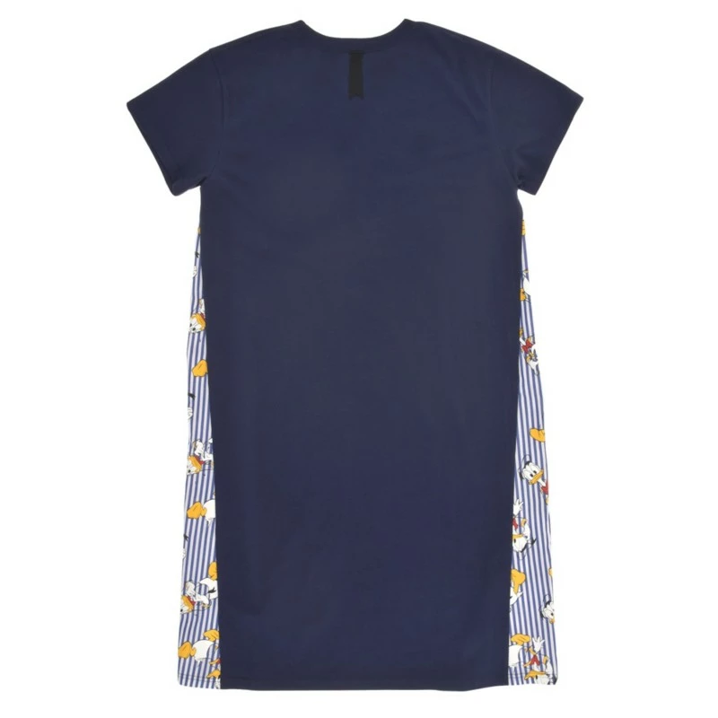 Donald Duck Birthday 2023 Short Sleeve Blue Dress For Women - Image 3