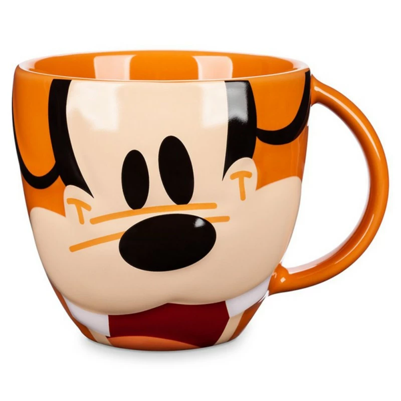 Disney Parks Mouseware Goofy Face 3D Ceramic Mug