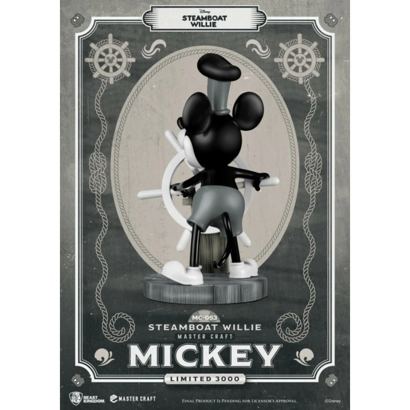 Steamboat Willie Master Craft Mickey Figurine, Beast Kingdom - Image 3