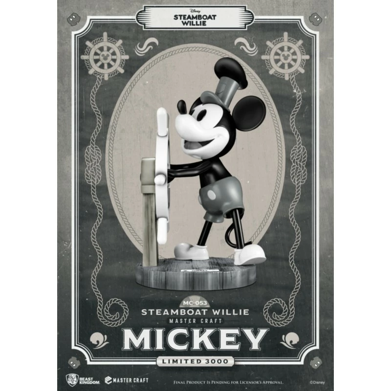 Steamboat Willie Master Craft Mickey Figurine, Beast Kingdom